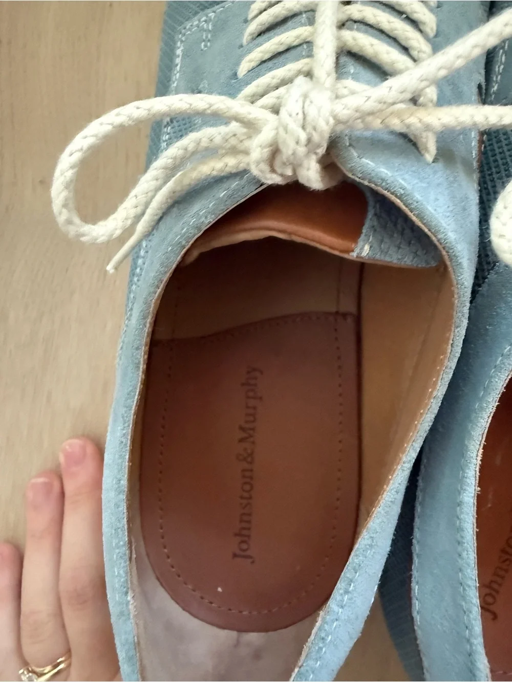 Johnston & Murphy Light Blue Men's Dress Shoes